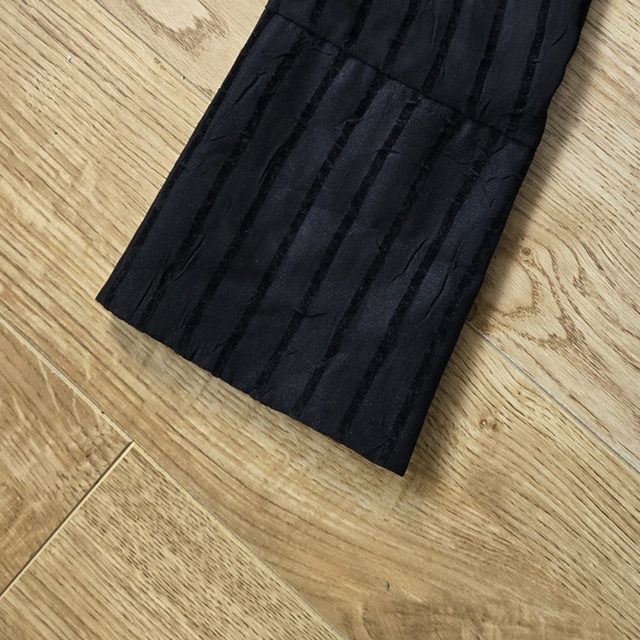 ANNIE THOMPSON Sheer Magic Black Dress Shirt. Fabulous Day to Night - Picture 4 of 6